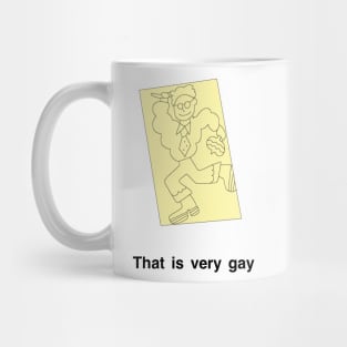 Peep Show Very gay note Mug